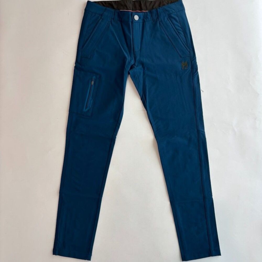 New M-Limited Womens Hiking Pants 4 70cm blue Technical Ski Outdoors Korea Slim